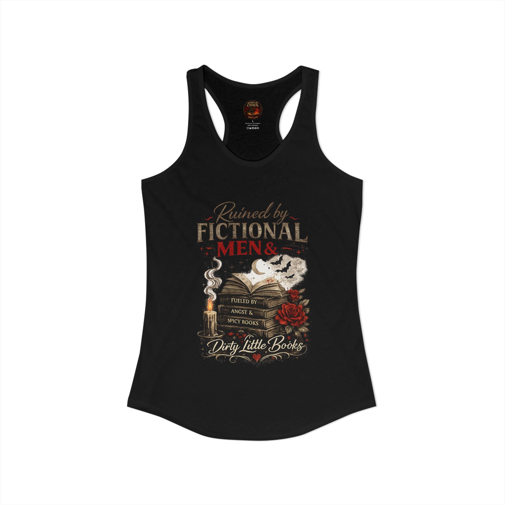 Ruined by Fictional Men Racerback Tank