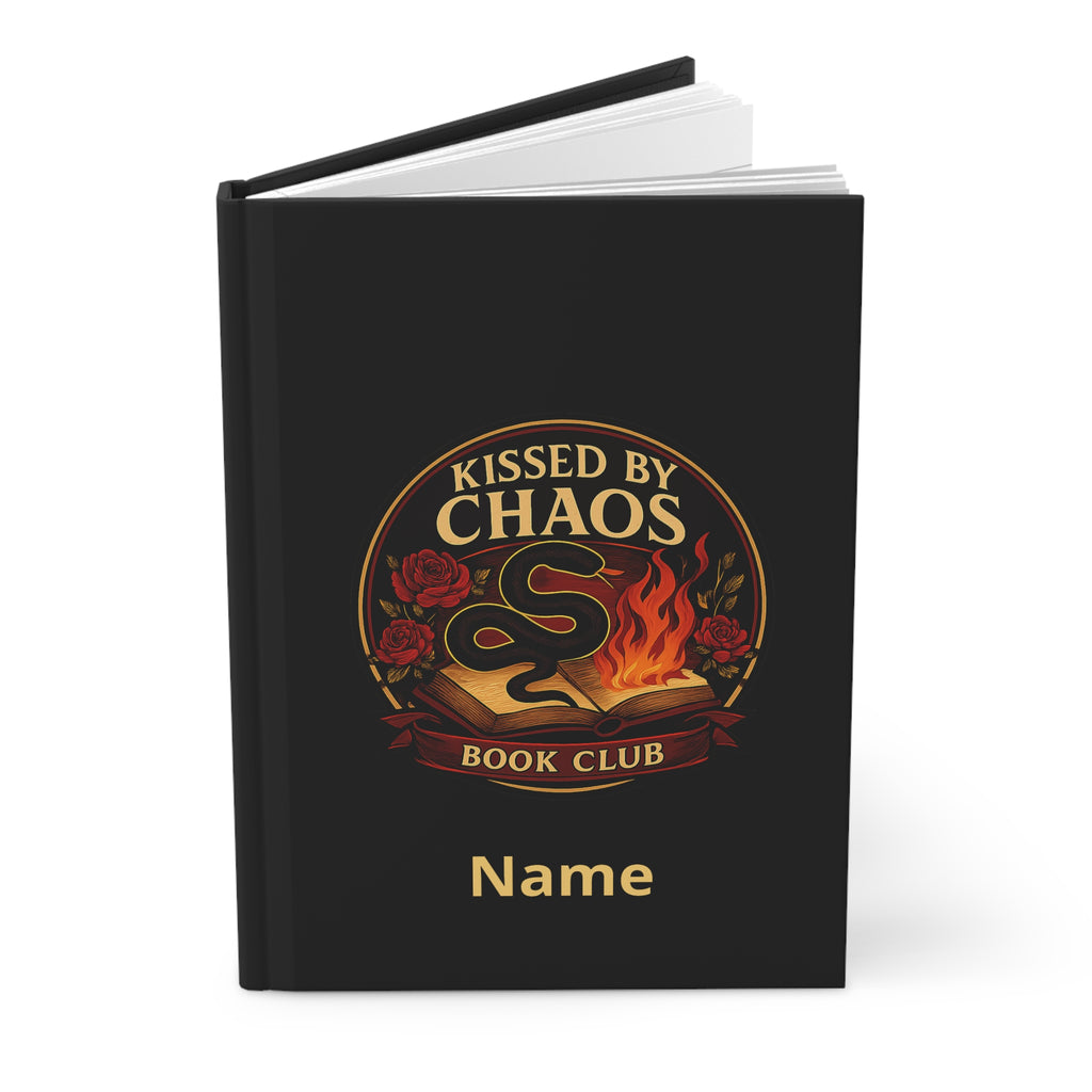 Kissed By Chaos Personalised Book Club Journal 💋🔥