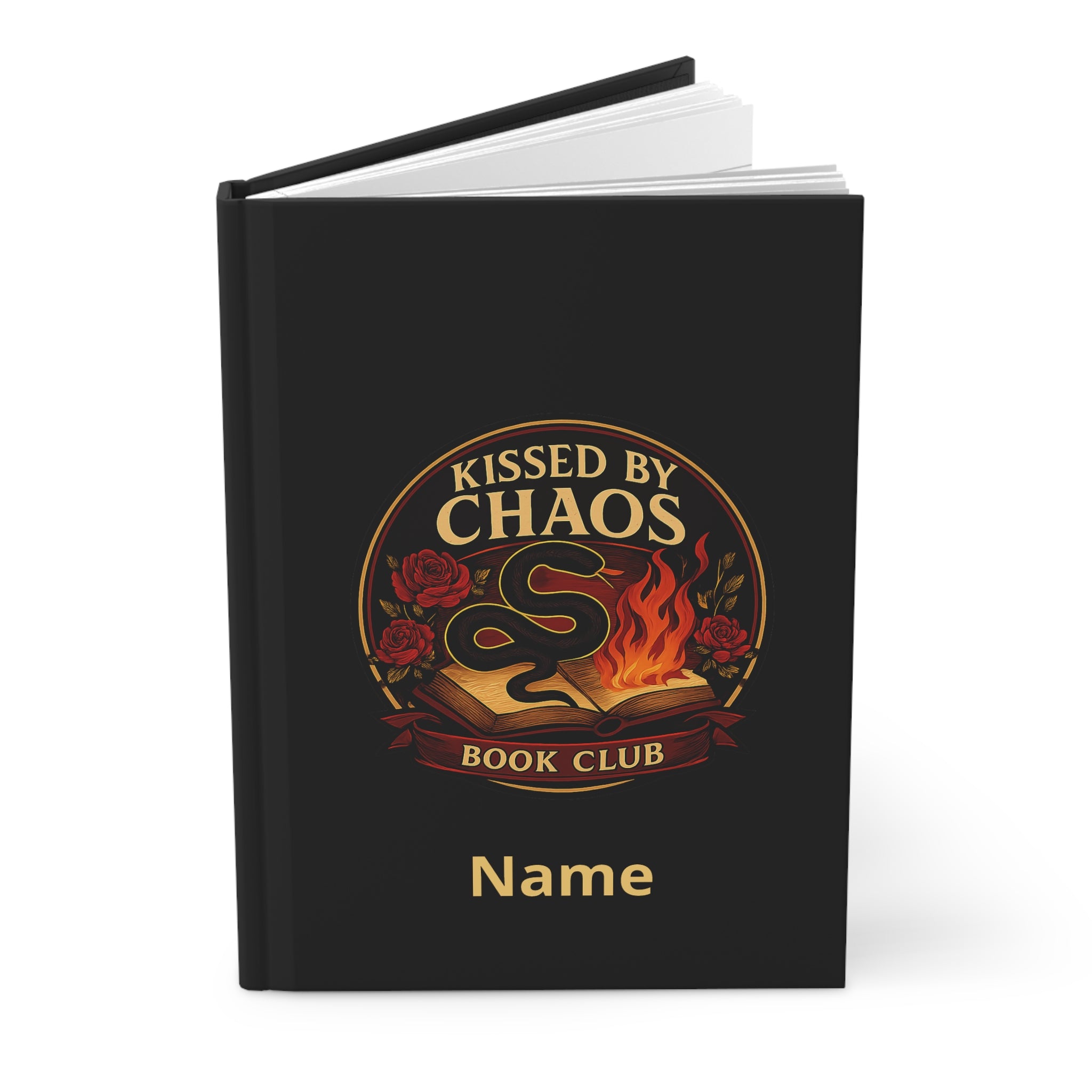 Kissed By Chaos Personalised Book Club Journal 💋🔥