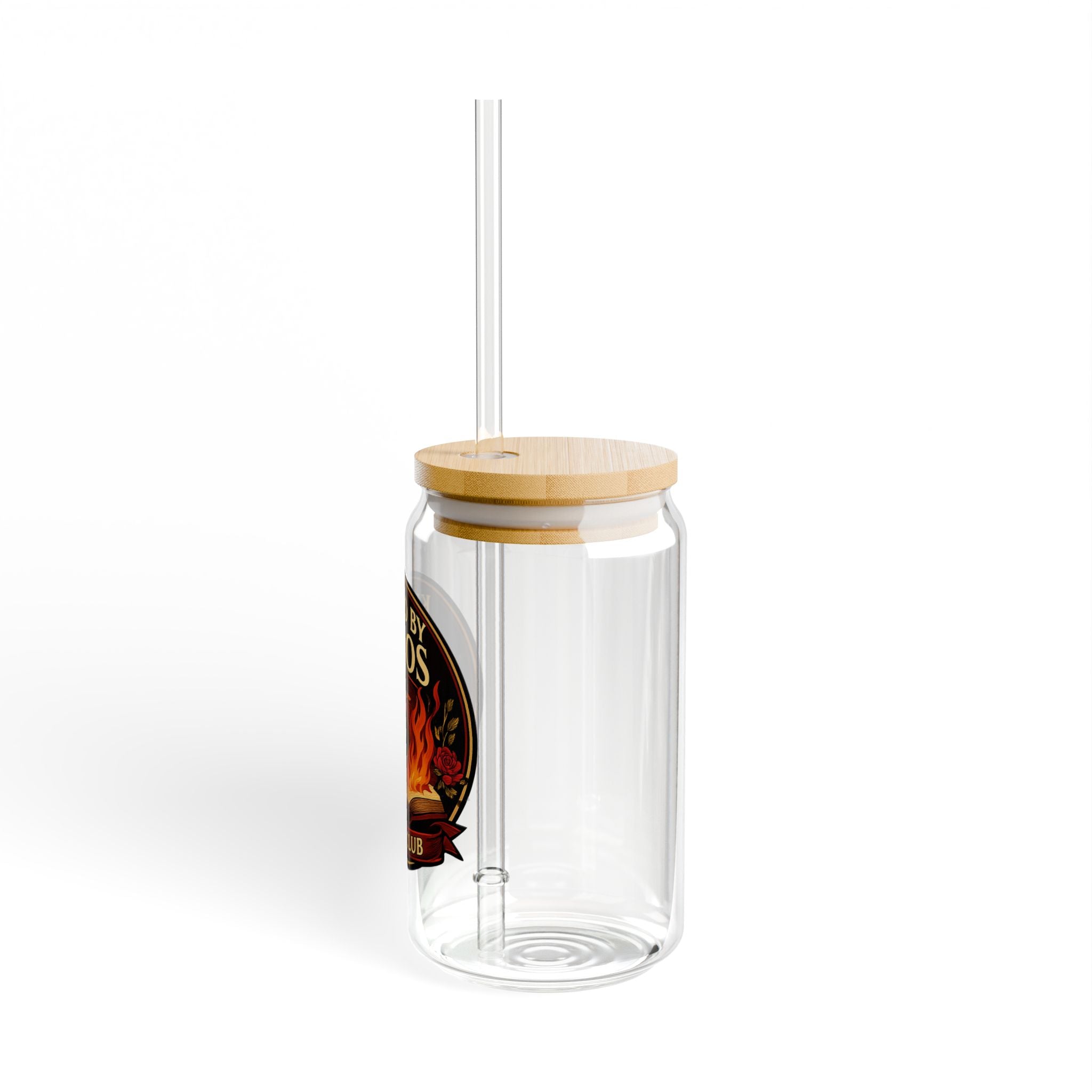 Kissed By Chaos Glass Tumbler