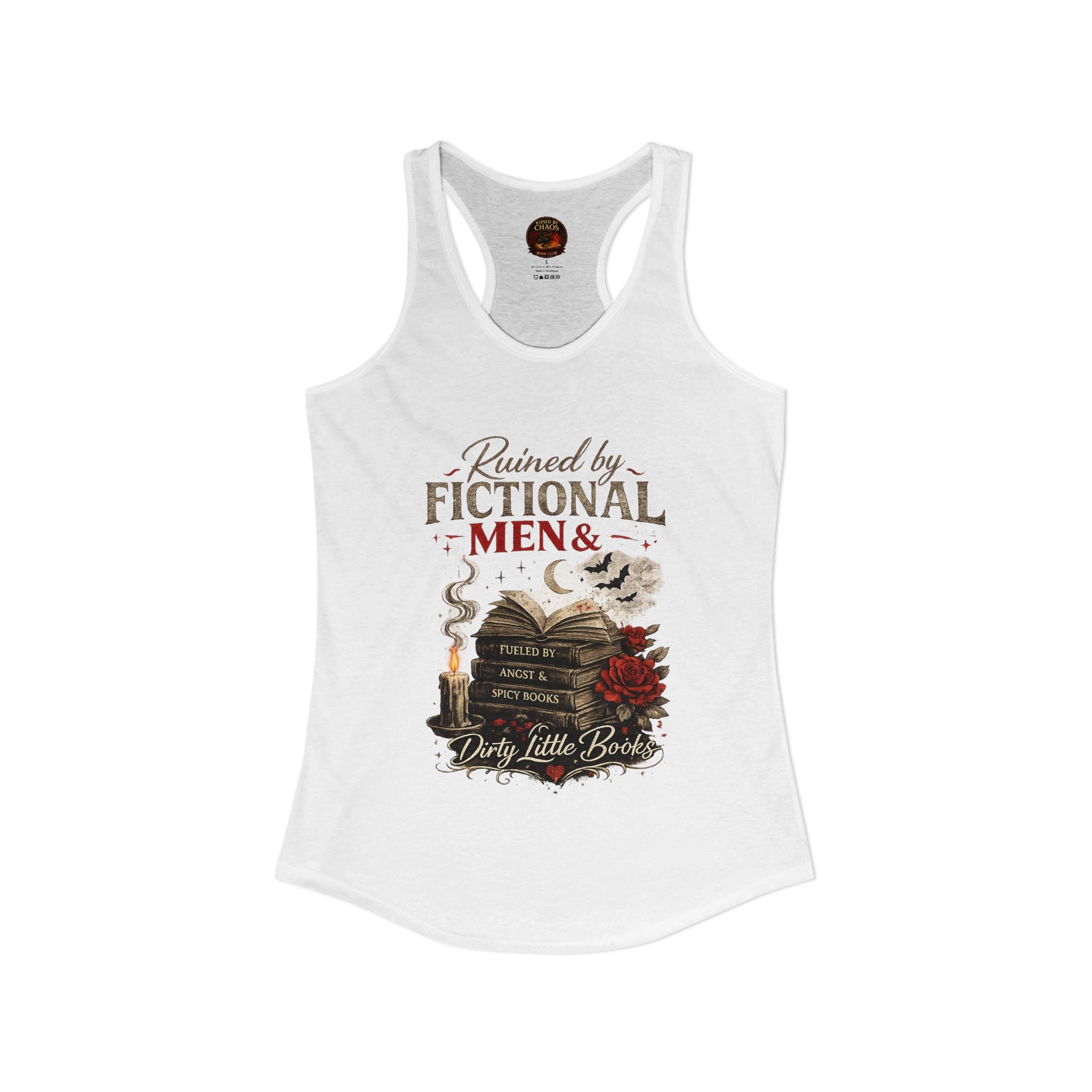 Ruined by Fictional Men Racerback Tank