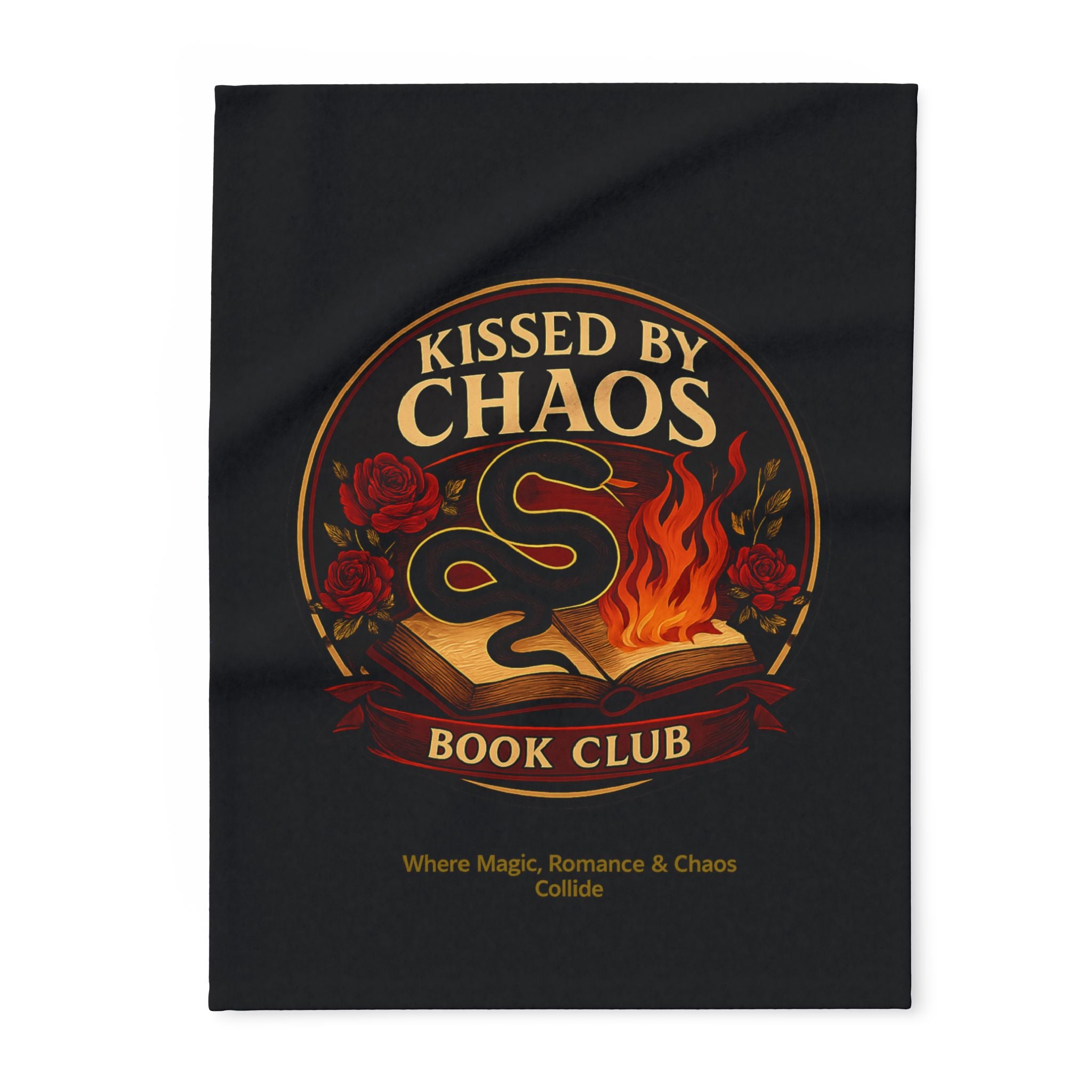 Kissed by Chaos Book Club Arctic Fleece Blanket