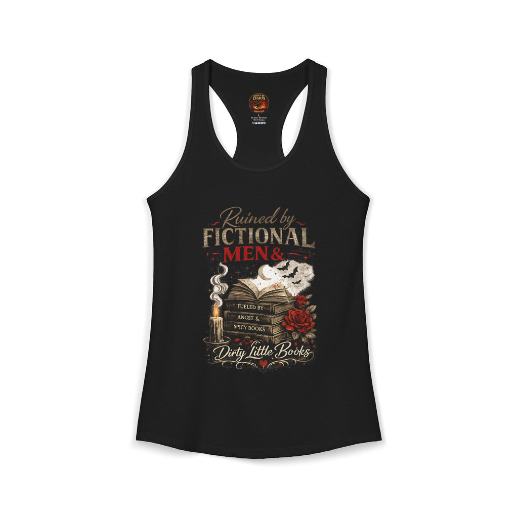 Ruined by Fictional Men Racerback Tank