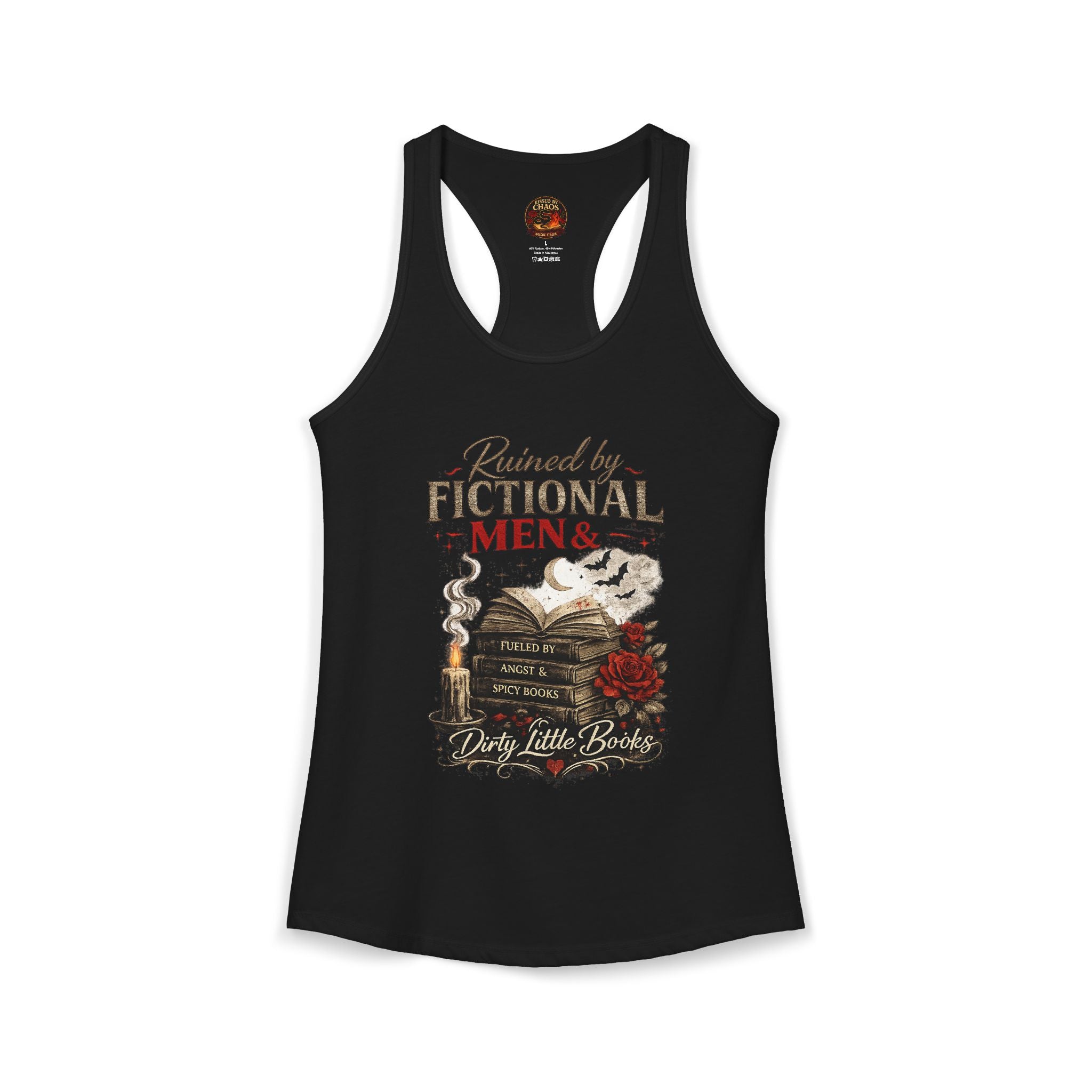 Ruined by Fictional Men Racerback Tank
