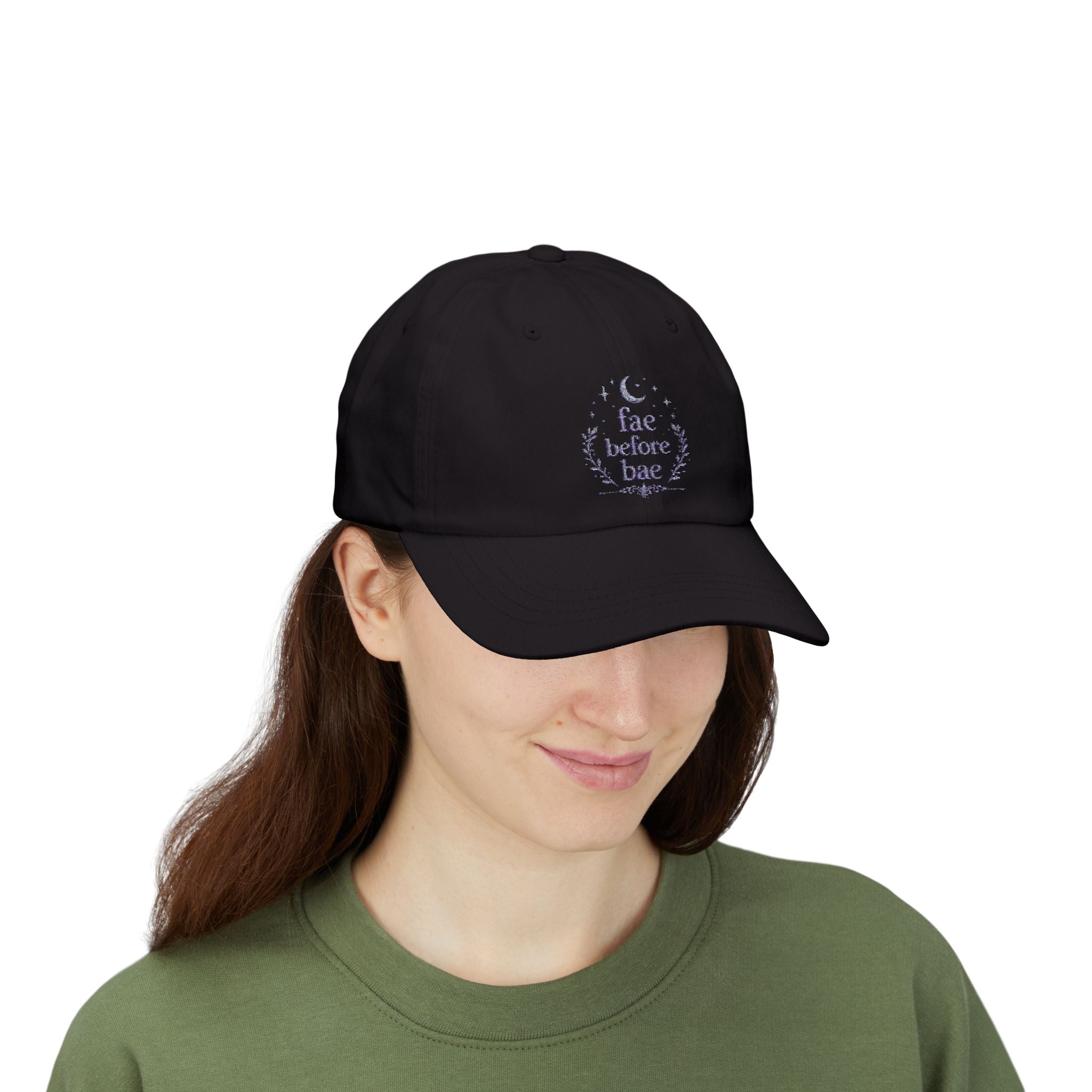Fae Before Bae Embroidered Cap