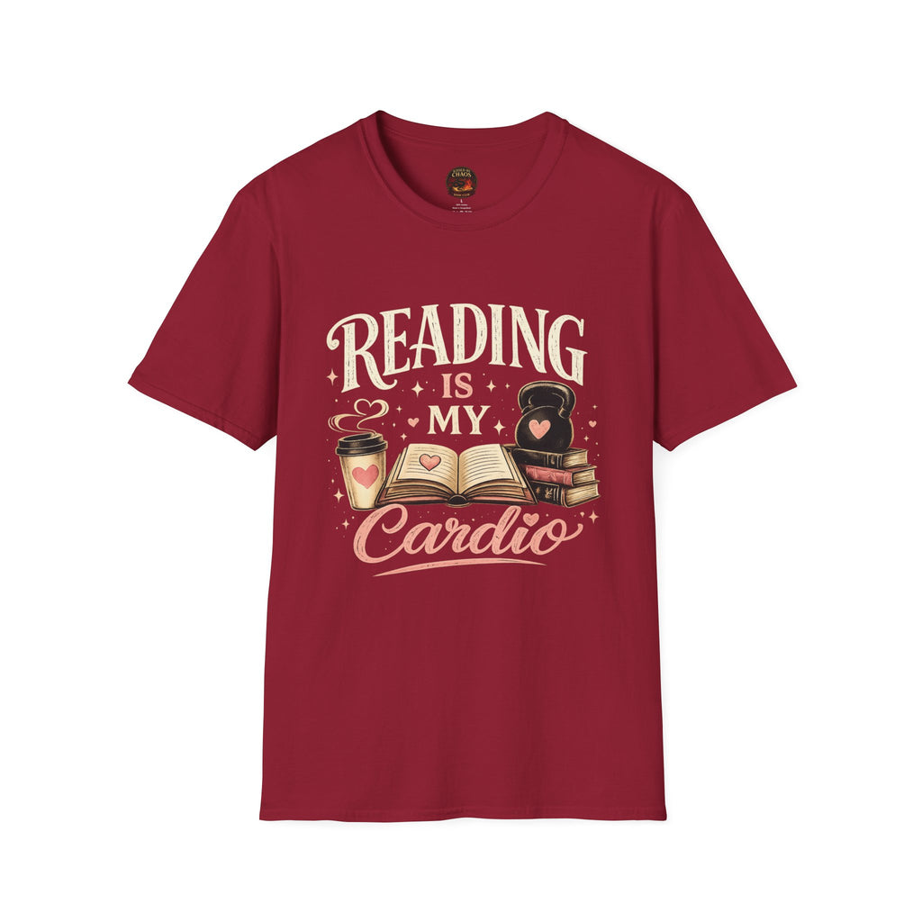 📚 Reading Is My Cardio Book Lover T-Shirt