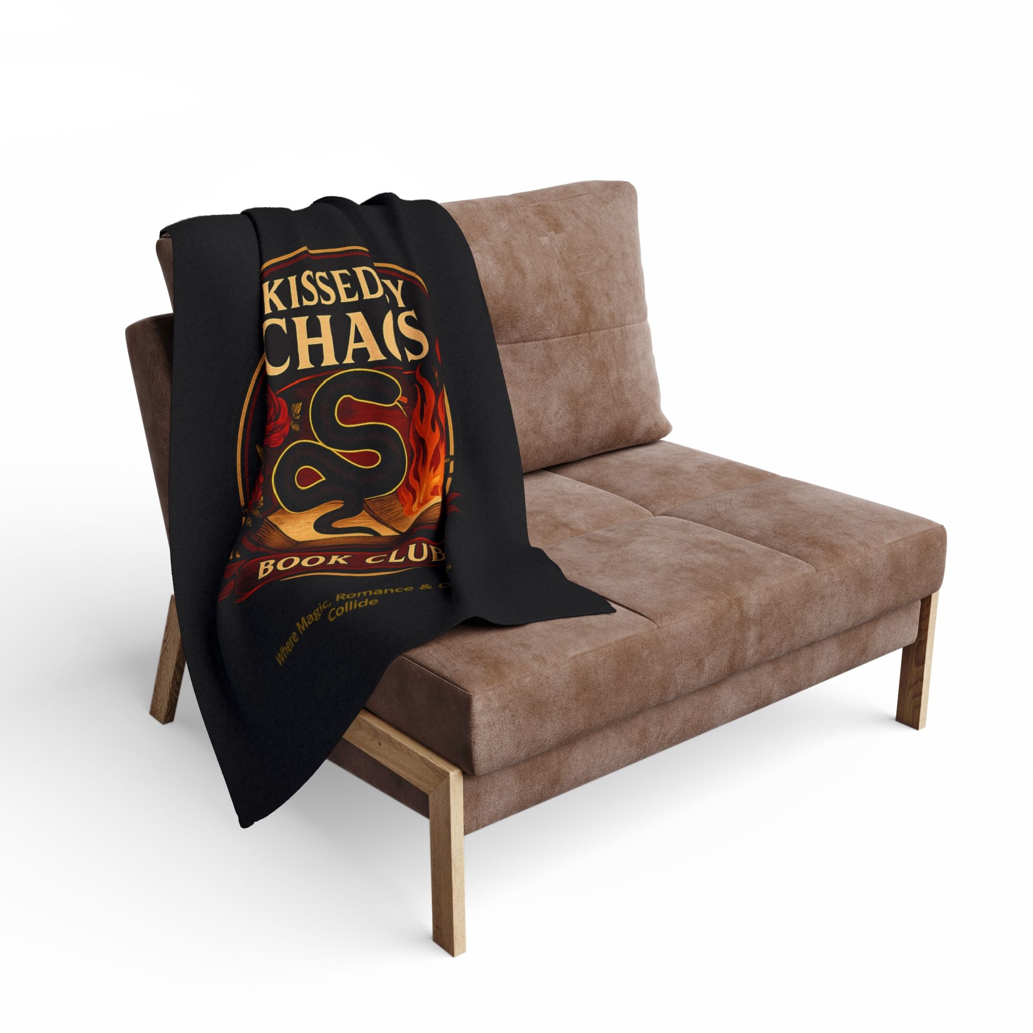 Kissed by Chaos Book Club Arctic Fleece Blanket