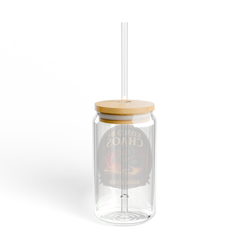 Kissed By Chaos Glass Tumbler