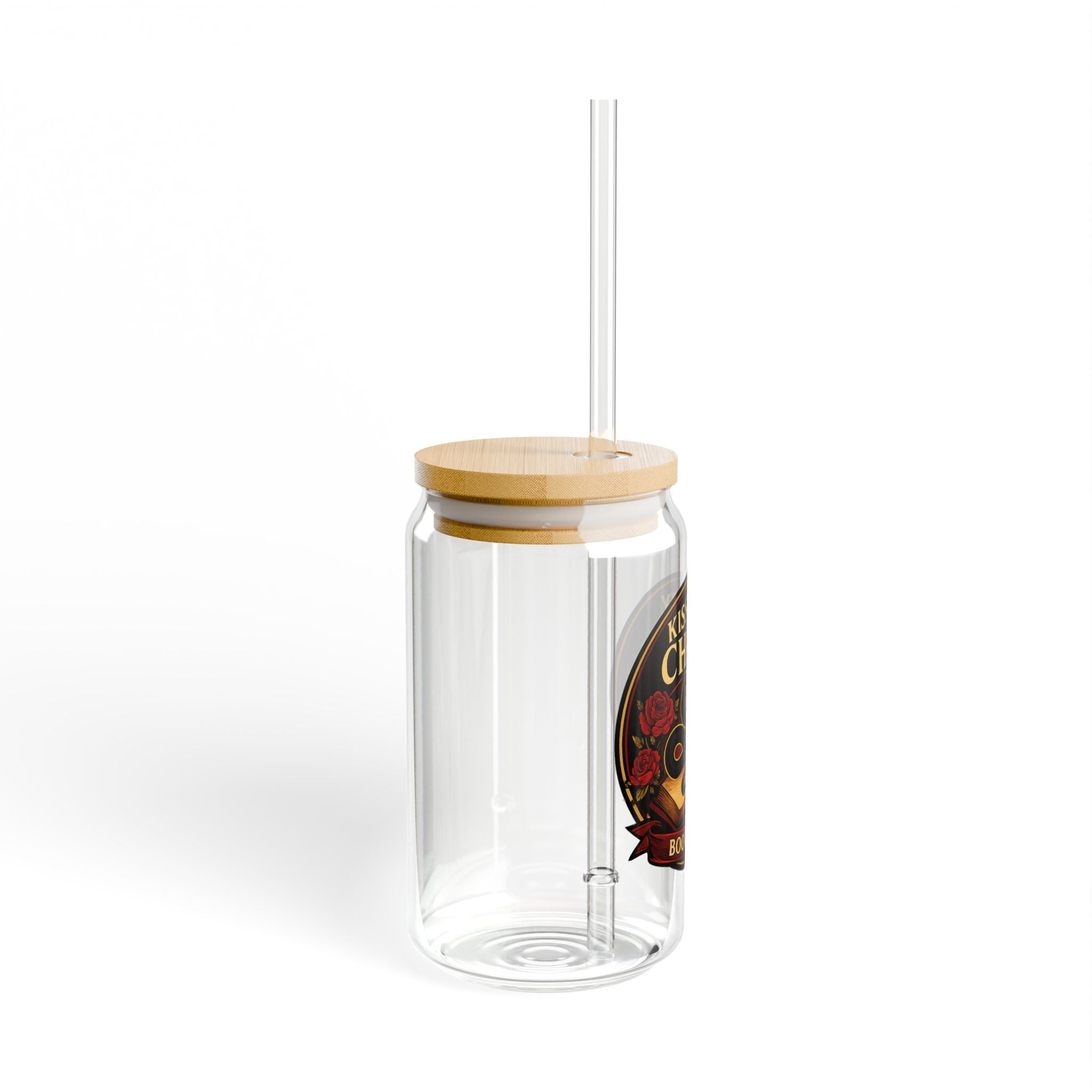 Kissed By Chaos Glass Tumbler