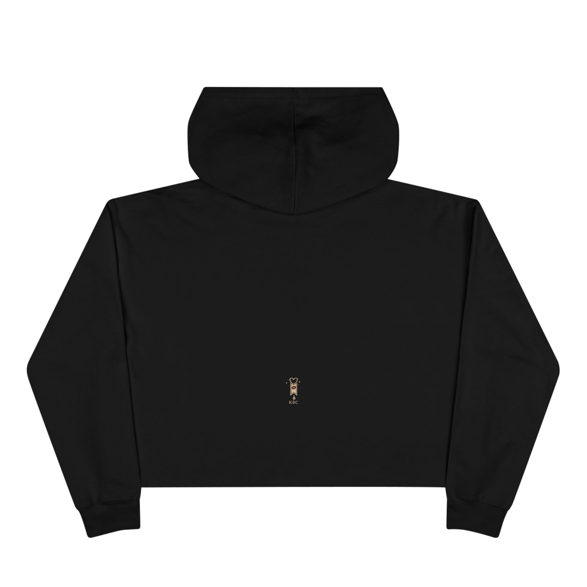 Emotionally Attached to Fictional People Cropped Hoodie